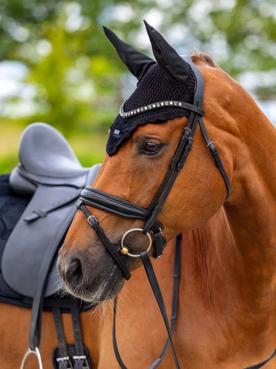 nauszniki czarne velvet Equestrian Stockholm  (3).webp