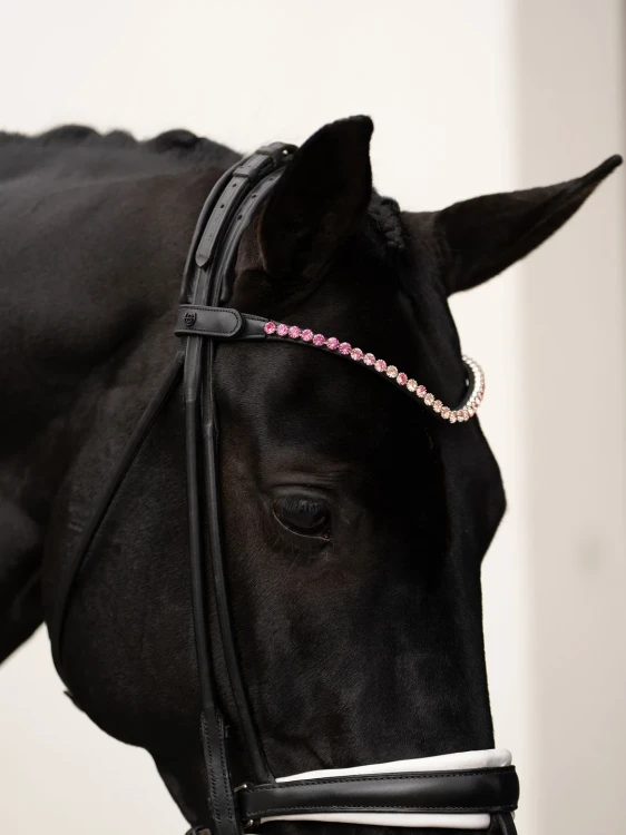 naczółek różowy kryształy equestrian stockholm  (9).webp