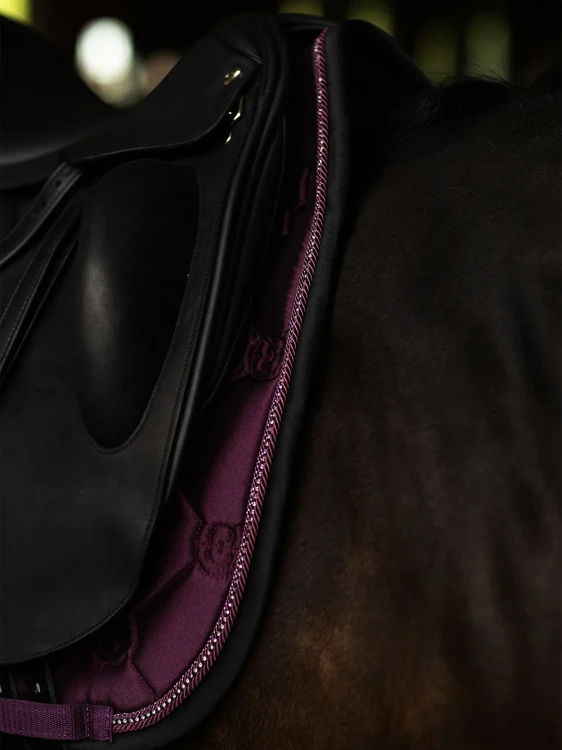czaprak fioletowy ujeżdżeniowy equestrian stockholm kryształki  (2).webp