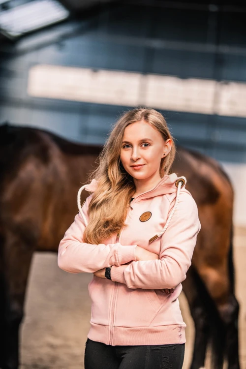Bluza jeździecka Laura różowa Springstar  (1).jpg