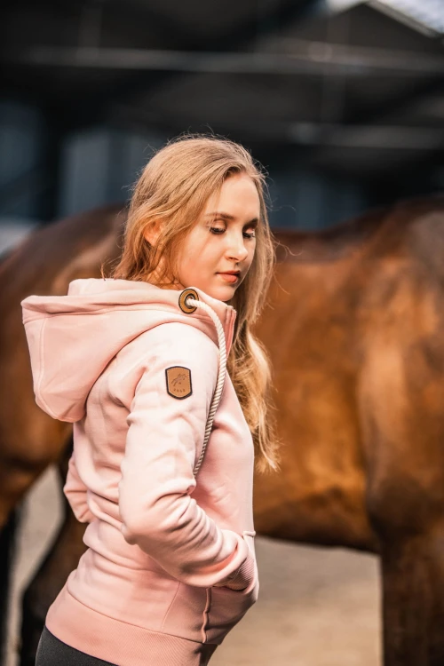 Bluza jeździecka Laura różowa Springstar  (6).jpg