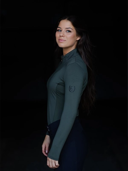 Bluza Vision Deep Olivine Equestrian Stockholm (1).webp