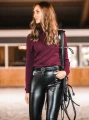 Pasek skórzany Jacqueline navy black PS of Sweden  (3).webp