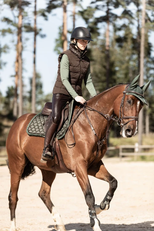 Nauszniki Ruffle Hunter Green PS of Sweden  (2).jpg