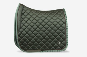 Czaprak Diamond Ruffle Forest Green Dressage PS of Sweden