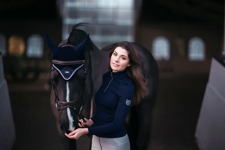 Bluza UV ochronna Midnight Blue Equestrian Stockholm  (2).webp