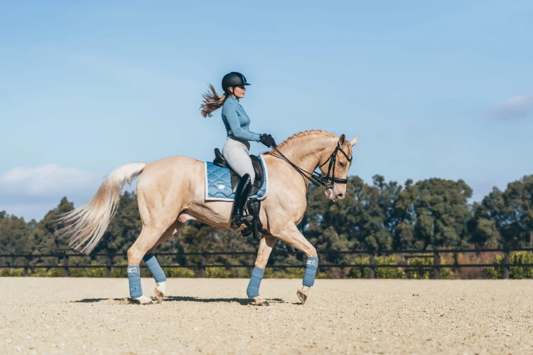Czaprak Stone Blue Dressage Equestrian Stockholm  (3).jpg