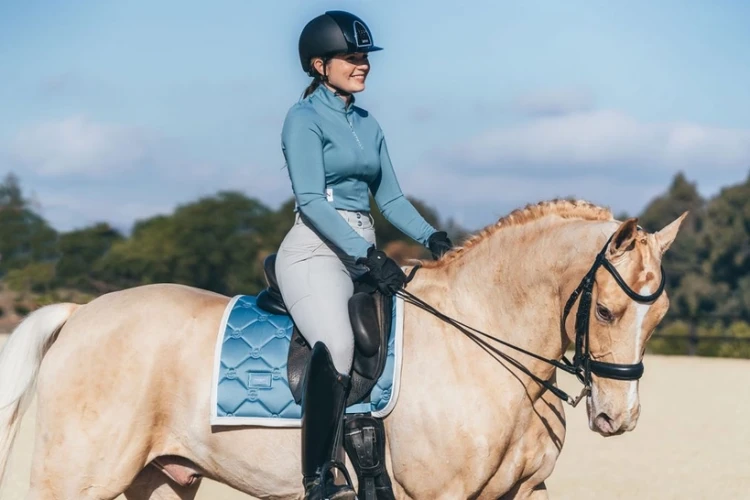 Czaprak Stone Blue Dressage Equestrian Stockholm  (3).webp