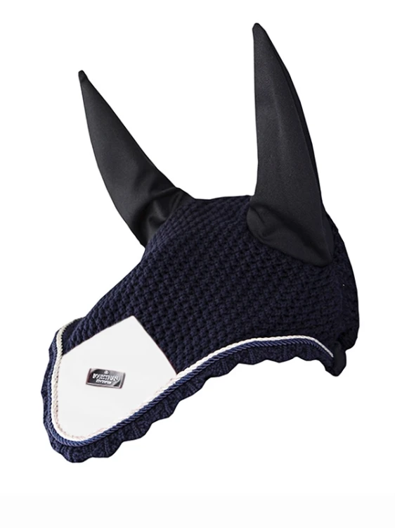 Nauszniki Midnight white edge  Equestrian STockholm  (3).webp