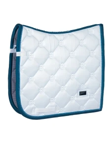 Czaprak White Blue Meadow Dressage Equestrian Stockholm
