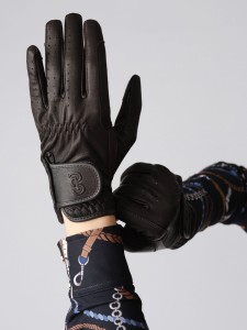 Rękawiczki skórzane Coffee  PS of Sweden 