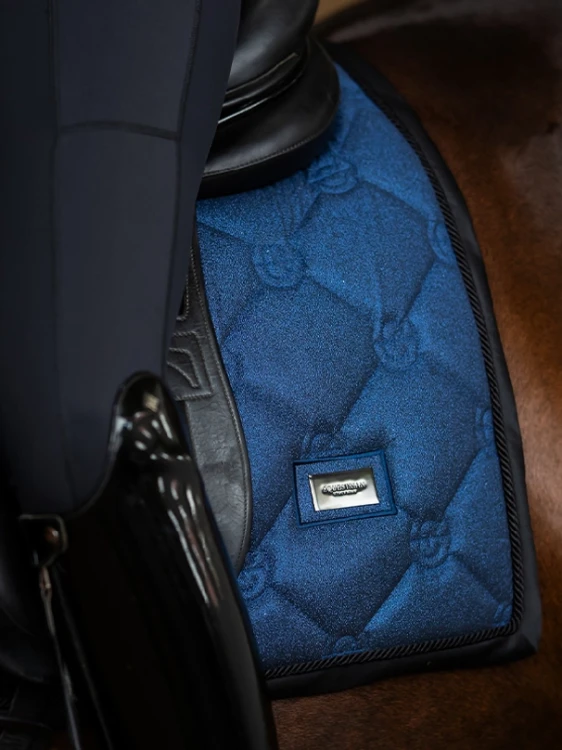 czaprak ujeżdżeniowy brokatowy niebieski equestrian stockholm  (3).webp