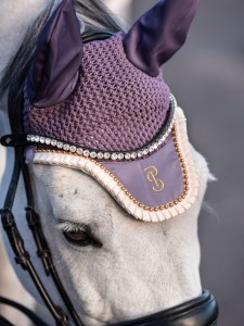 Nauszniki Ruffle Pearl Lavender Grey PS of Sweden