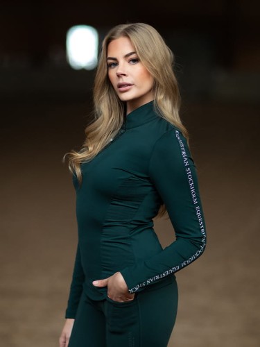 bluza jeździecka zielona dramatic monday equestrian stockholm  (2).jpg