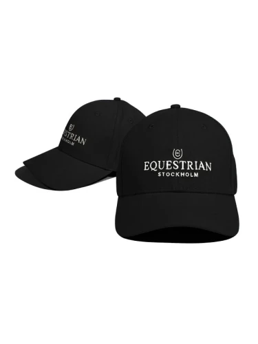 czapka z daszkiem jeździecka czarna equestrian stockholm.webp