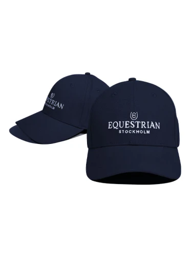 czapka jeździecka z daszkiem granatowa equestrian stockholm.webp