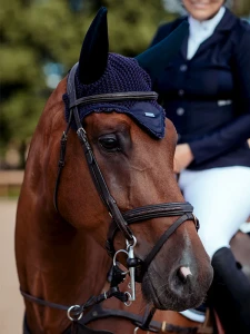 Nauszniki wyciszające Navy Silver Equestrian Stockholm