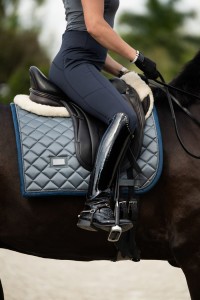Czaprak Metallic Blue Dressage Equestrian Stockholm
