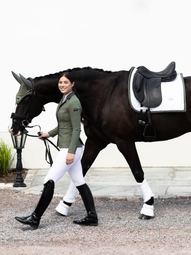 czaprak ujeżdżeniowy biały oliwkowy equestrian stockholm (2).jpg