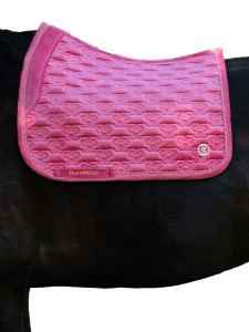 Czaprak Velvet Scarlet Pink Dressage PS of Sweden