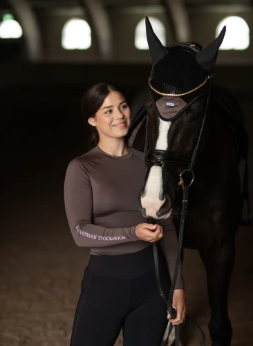 koszulka jeździecka mocha brązowa equestrian stockholm  (2).webp