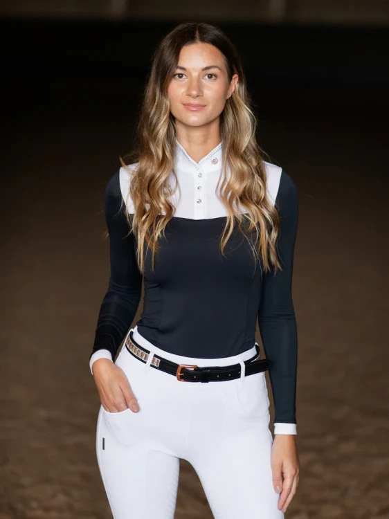 pasek dark ocean rose gold equestrian stockholm  (1).webp