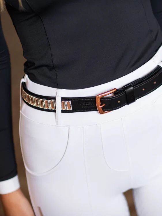 pasek dark ocean rose gold equestrian stockholm  (3).webp