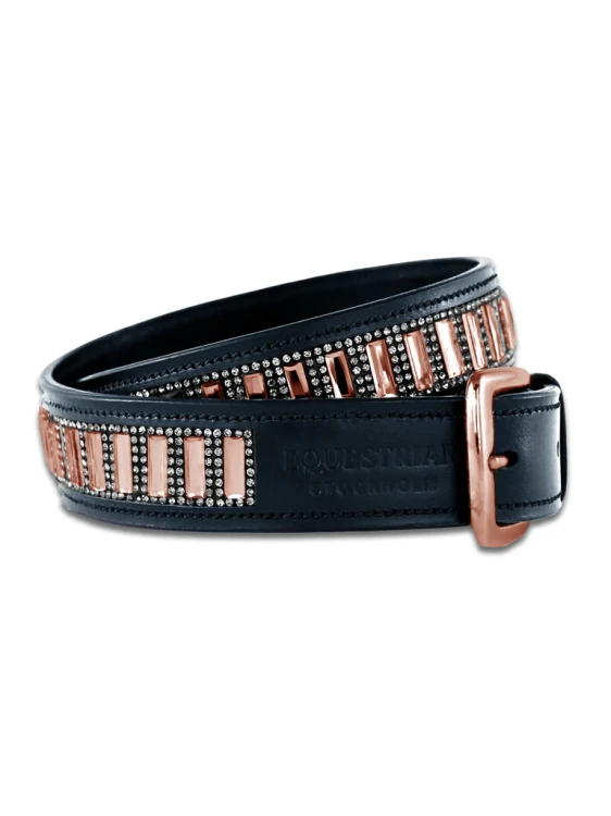pasek dark ocean rose gold equestrian stockholm  (5).webp