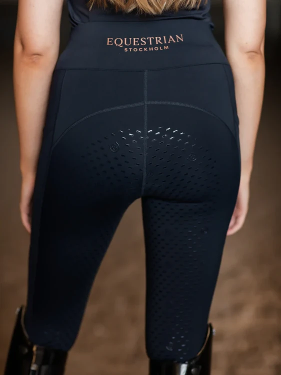 legginsy jeździeckie dark ocean rose gold equestrian stockholm  (4).webp