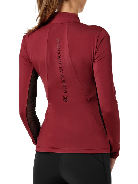bluza bordowa jeździecka uv equestrian stockholm  (1).webp