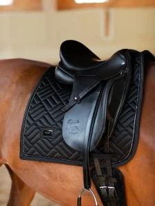 Czaprak Modern Black Dressage Equestrian Stockholm