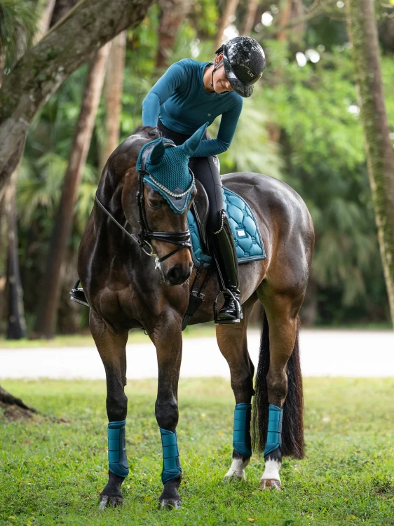czaprak ujeżdzeniowy morski teal equestrian stockholm  (4).webp