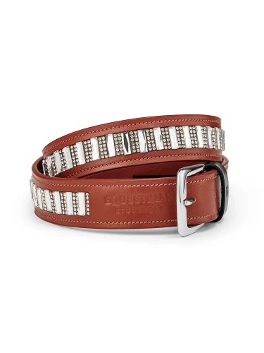 pasek różowy jeździecki amber rose equestrian stockholm  (1).webp