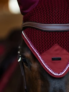 Nauszniki Modern Crystal Bordeaux Equestrian Stockholm 