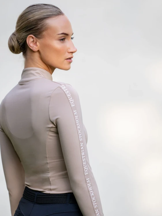 bluza power sand beżowa jeździecka equestrian Stockholm  (1).webp