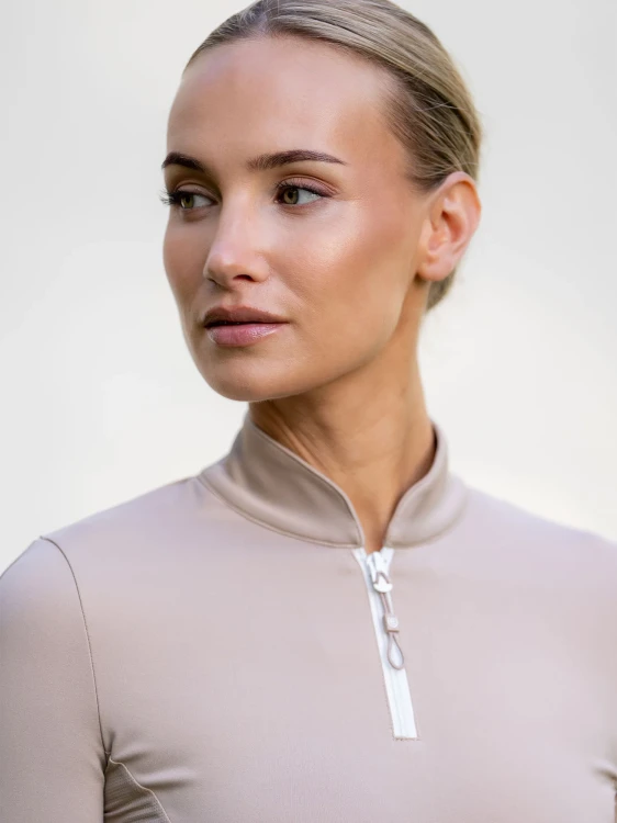 bluza power sand beżowa jeździecka equestrian Stockholm  (3).webp