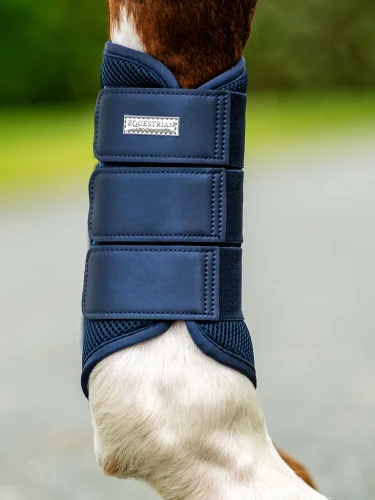 ochraniacze dla koni granatowe equestrian stockholm mesh  (2).webp