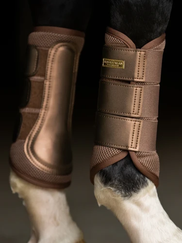 ochraniacze dla koni brazowe mesh equestrian stockholm  (1).webp