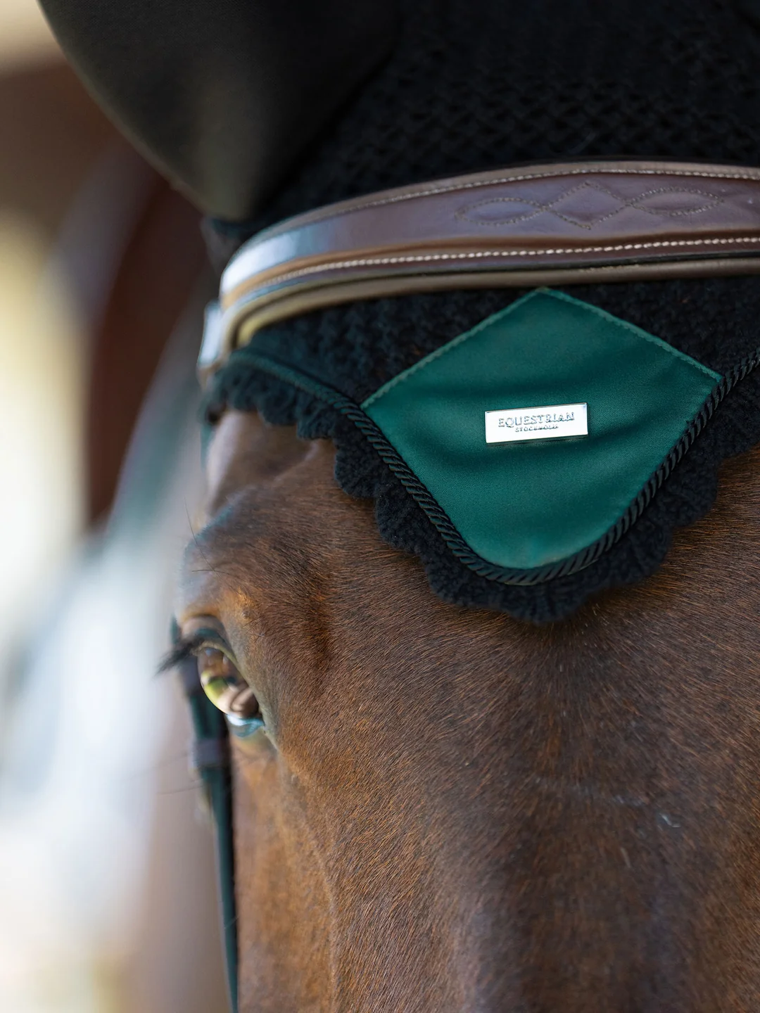 nauszniki wyciszające zielone sycamore green equestrian stockholm  (3).webp